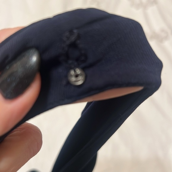 Lauren by Ralph Lauren Navy Blue A-Line Ribbed Sheath Dress Sz 6 Classic Preppy - Picture 4 of 13